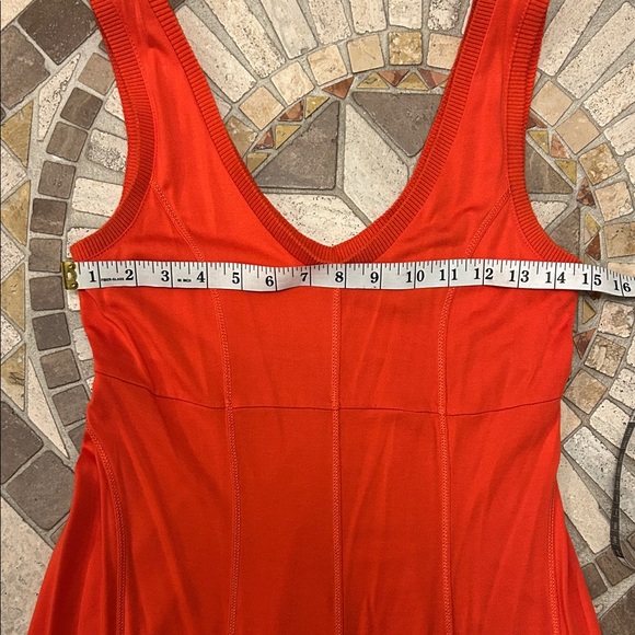 Maeve Vibrant Red Sleeveless Midi Dress from Urban Outfitters - Picture 9 of 10